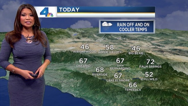 Here's a look at today's weather forecast with NBC4 forecaster Elita Loresca.