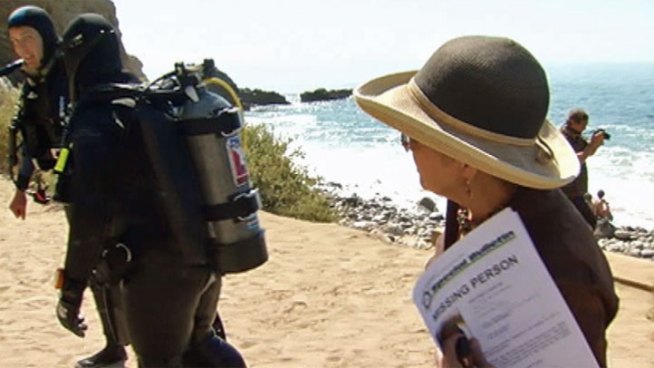 Authorities said a body clad in dive gear was found in the waters off Palos Verdes Saturday, just as family and friends of missing diver Rebecca Weiss handed out flyers nearby. Weiss had been missing for a week and was thought to have gone diving in the area where the body was found. Michelle Valles reports from Rancho Palos Verdes for the NBC4 News at 6 p.m. on Sunday, Aug. 18, 2012.