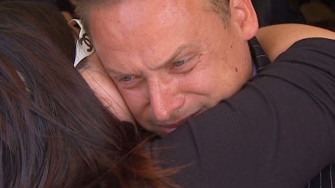 Officials offered a grief counseling session at the local fire station after a car crash killed two good Samaritans who went to aid the driver. Andre Woloszyn said he felt his wife, Irma Zamora, who died, was being honored. Michelle Valles reports from Valley Village for the NBC4 News at 6 p.m. on Saturday, Aug. 25, 2012.