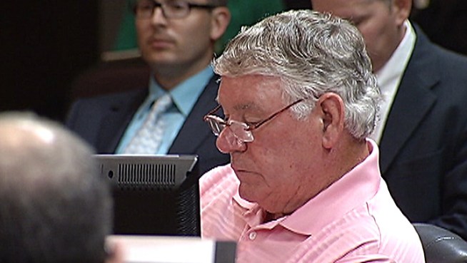 OC officials met behind closed doors Friday to discuss the possible discipline of longtime County CEO Tom Mauk in connection with the Monday arrest of city councilman Carlos Bustamante, accused in eight-year sex abuse scandal. If so, Mauk could be out of a job. Gordon Tokumatsu reports from Santa Ana for the NBC4 News at 5 p.m. on July 6, 2012.