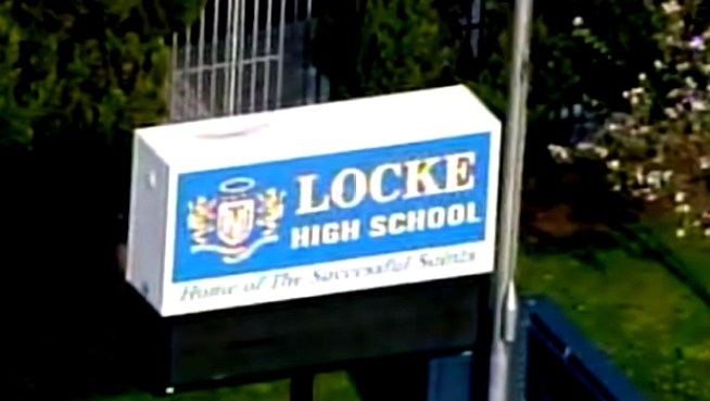 Teen Shot in Front of Locke High School in South LA