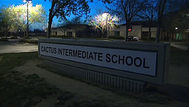 Seven African-American boys were arrested in connection with the beating of a Latino boy near Cactus Middle School in the 3200 block of East Avenue in Palmdale, Calif., on March 14, 2012. A video of the incident was posted on YouTube and subsequently taken down for evidence. KNBC4's Beverly White talks with Lt. Don Ford, of the Palmdale Sheriff's Station and concerned parents about the hate crime allegation.