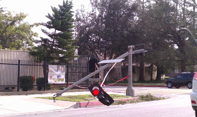 High Winds knock down trees and Power lines leaving hundreds without power.