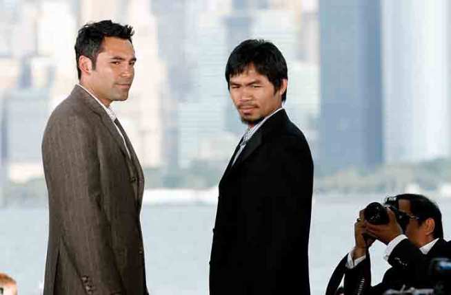 Pacquiao Confident, De La Hoya "Content"