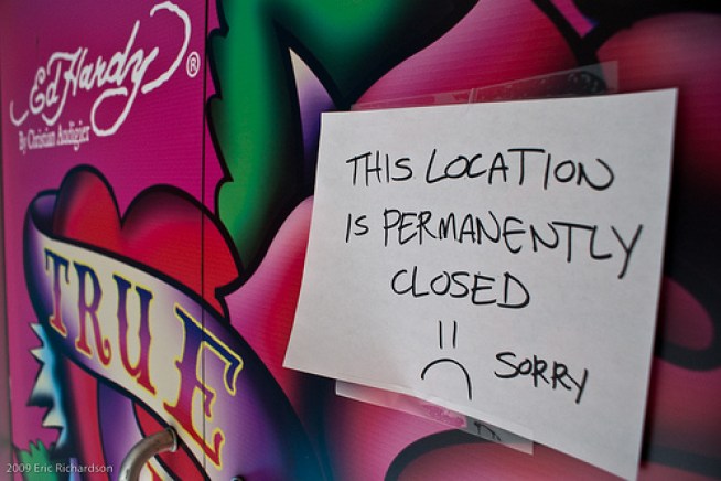 Sweetest Goodbye: Ed Hardy Outlet Closes on Spring