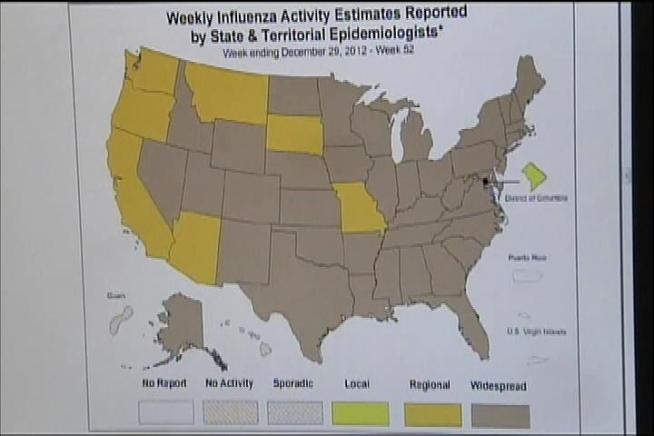 Early health statistics point to widespread misery as a particularly strong flu virus makes its way west. Learn how residents are tracking the bug. Beverly White reports for the NBC4 News at 11 p.m. on Jan. 8, 2013