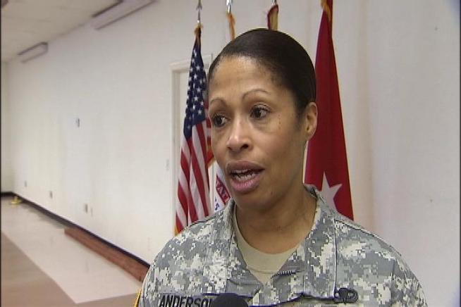 Major General Anderson is the first African-American woman to earn the rank of Major General in the 237-year history of the U.S. Army.  On Thursday she came to Southern California to speak about women's equality.  Beverly White reports from Los Alamitos for the NBC4 News at 5 p.m. on Aug. 16, 2012.