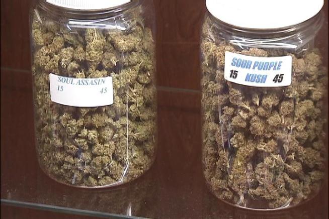 Backers of the ban say there are too many marijuana shops, while supporters of pot shops say there is value in keeping them and regulating marijuana shops. Kim Baldonado reports for NBC4 News at 11 p.m. on July 24, 2012.