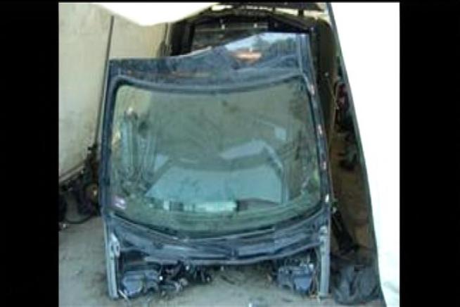 Four men were arrested last week, charged with operating a chop shop in South LA. Among the several cars detectives found were those allegedly stolen from CSU Long Beach and Fullerton campuses. Beverly White reports for NBC4 News at 11 p.m. on June 27, 2012.