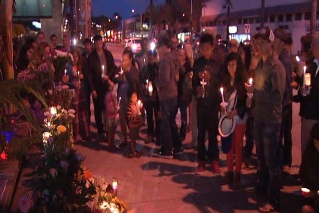 A tearful vigil took place Tuesday night for hit-and-run victim Claire Rose. Some mourners think conditions along Wilshire Boulevard in Santa Monica where the crash occurred are unsafe for pedestrians. John Cadiz Klemack reports for the NBC4 News at 11pm on Tuesday, July 17, 2012