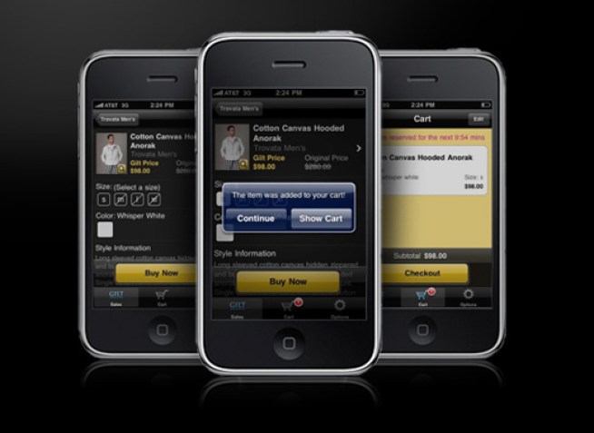iShopping: Gilt Now Comes Straight to Your Phone