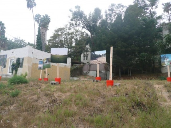Art Show On Empty Lot in Silver Lake Quickly Dismantled