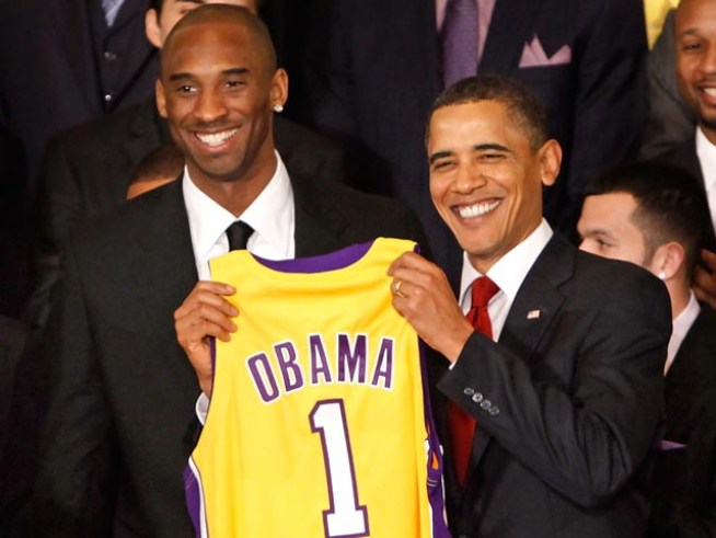 Lakers Meet President Obama