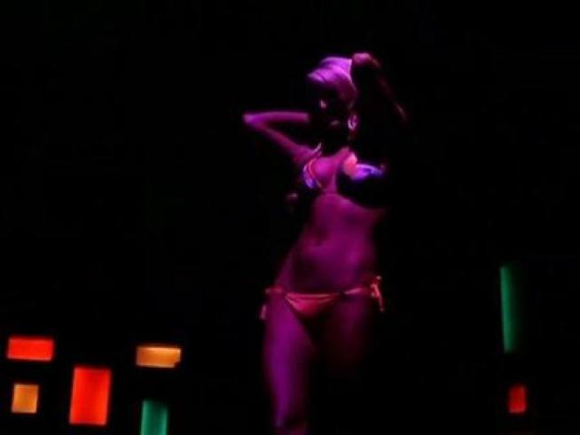 As the mercury rose so did the blood pressure of some lucky men who got to watch bikini clad beauties strut their stuff.