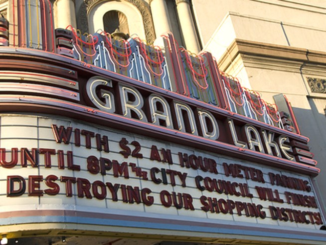Oakland Parking Laws Make It "Illegal" to Watch a Movie