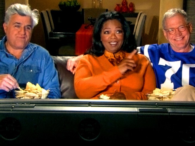 Letterman v. Leno: Super Bowl of TV Rematches