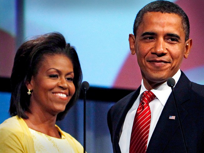Michelle Rips Barack, First Grandma on Leno