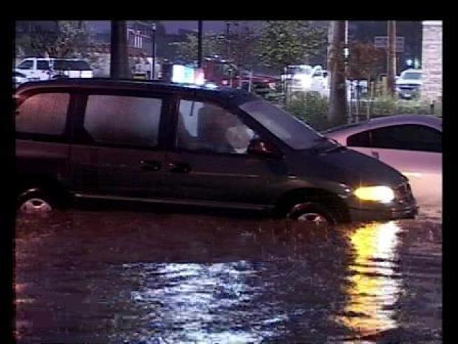 Streets are flooded in Ontario.