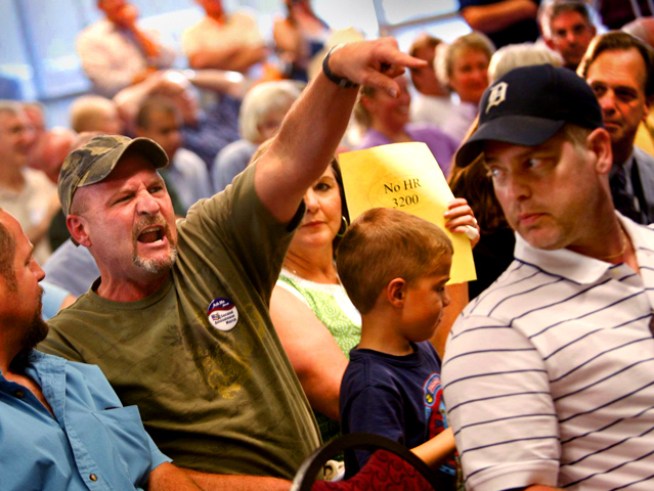 Town Hall Brawl: Health Care Forums Turn Ugly
