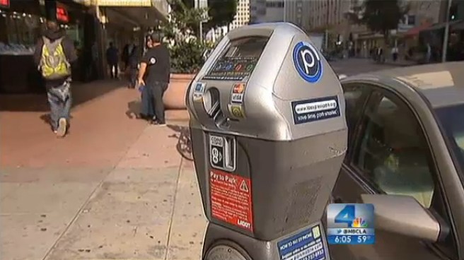 The LA City Council voted to opt-out of a new state law, set to take effect in January, which allows drivers to park for free at broken meters. Allowing drivers to park at the broken meters would have cost the city millions of dollars in annual revenue, according to the LA Department of Transportation. Michelle Valles reports from Downtown LA for the NBC4 News at 6 p.m. on Dec. 6, 2012.