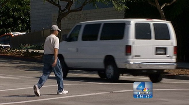 Throughout the month of October, police in the coastal city will issue tickets to jaywalkers and drivers who ignore pedestrian laws. In 2012 so far, 88 pedestrians have been hit by cars in Santa Monica, and three have been killed. Angie Crouch reports from Santa Monica for the NBC4 News at 6 p.m. on Oct. 2, 2012.