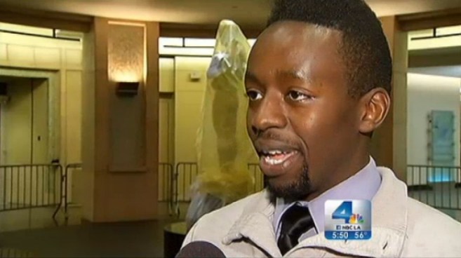 Tatenda Mbudzi is one of the six college students from across the country who won a contest to help present the Oscar statuettes this year. More than 1,000 students competed for the opportunity, sending essays and videos answering the question, 