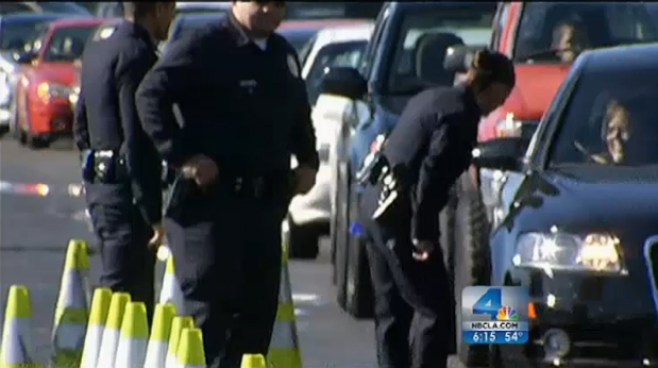 Gun owners waited for up to two hours to exchange their weapons for grocery gift cards Wednesday as part of a no-questions-asked gun buyback. It was so popular that LAPD had to replenish its supply of gift cards with an extra $25,000. The buyback usually happens in May, but the event was rescheduled in the wake of the shooting deaths of 20 children and six adult educators at a Newtown, Conn., elementary school. Ted Chen reports from Exposition Park for the NBC4 News at 6 p.m. on Dec. 26, 2012.