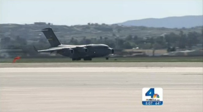 Marines at March Air Reserve Base in Riverside County are 