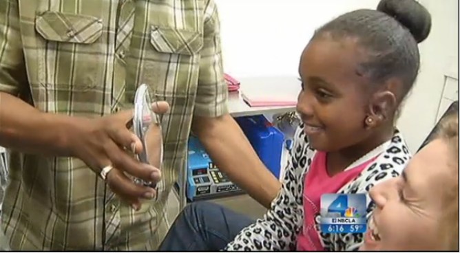 A letter to Santa brought a little girl from Compton what she wanted most: new ears. She was born deaf and with only a partial ear, but through USPS' Operation Santa, Dr. Sheryl Lewin, a surgeon who specializes in reconstructive ear surgery for kids, granted her wish. Lolita Lopez reports from Santa Monica for the NBC4 News at 6 p.m. on Dec. 6, 2012.