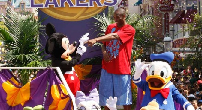 Kobe Goes to Disneyland