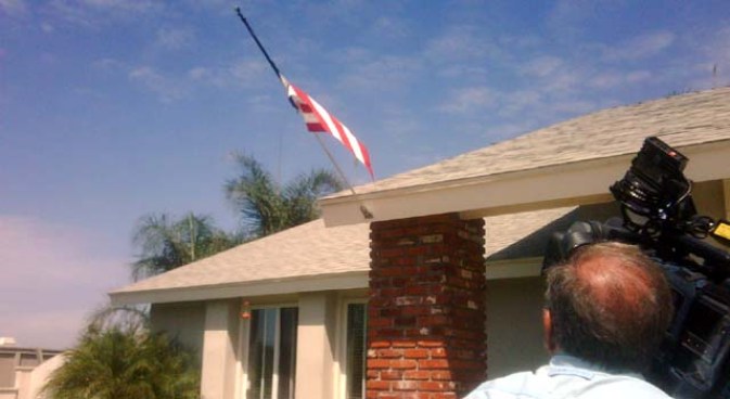 U.S. Flags Torched in OC Vandalism Spree