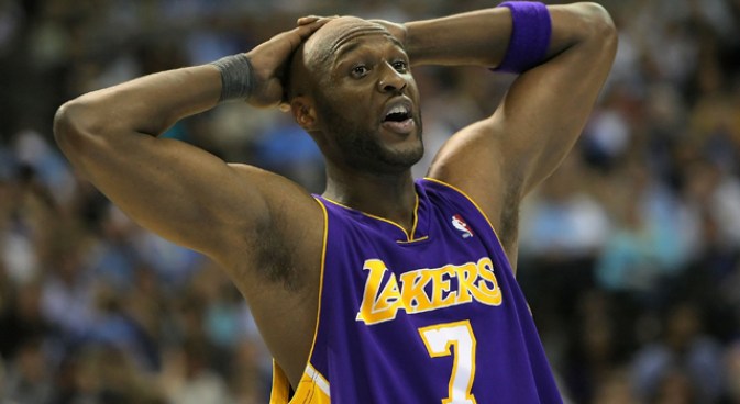 Lakers’ Odom Rides Sugar High To NBA Finals
