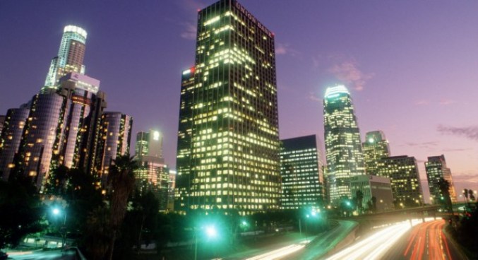 Sunset, Skyscrapers, Strolling