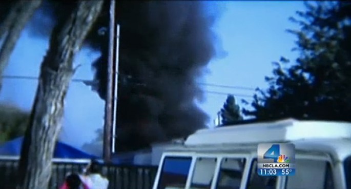 An investigation under way following a deadly house fire in Azusa. Neighbors say they heard ammunition exploding during the fire. Firefighters later found the bodies of three adults inside. Beverly White reports from Azusa for the NBC4 News at 11 p.m. on Dec. 6, 2012.