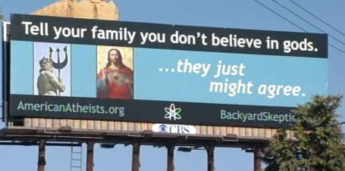 Atheist Billboard in Santa Ana