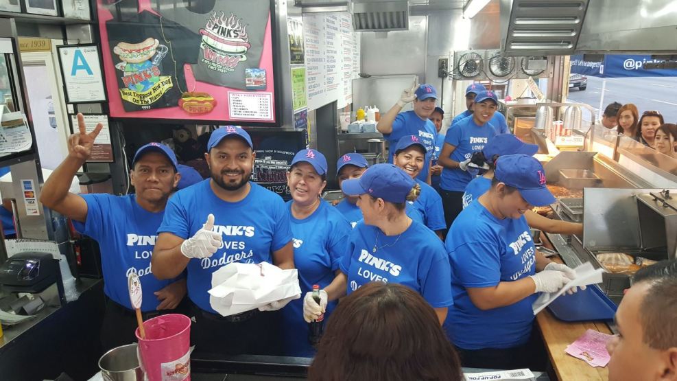 Pink’s Goes Blue for Dodgers