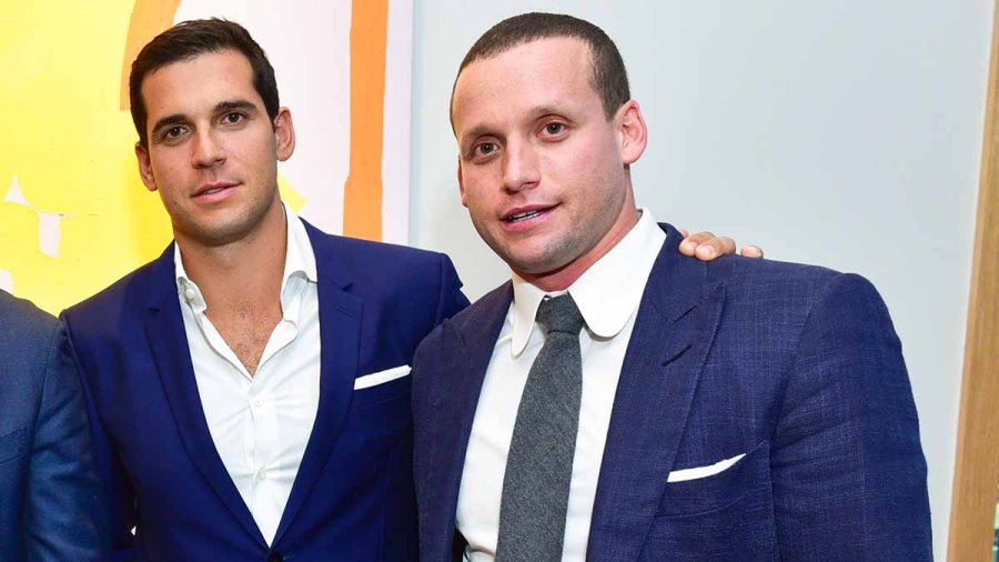 Oren Alexander and Tal Alexander attend the 565 Broome Sales Gallery launch event on September 20, 2016 in New York City.