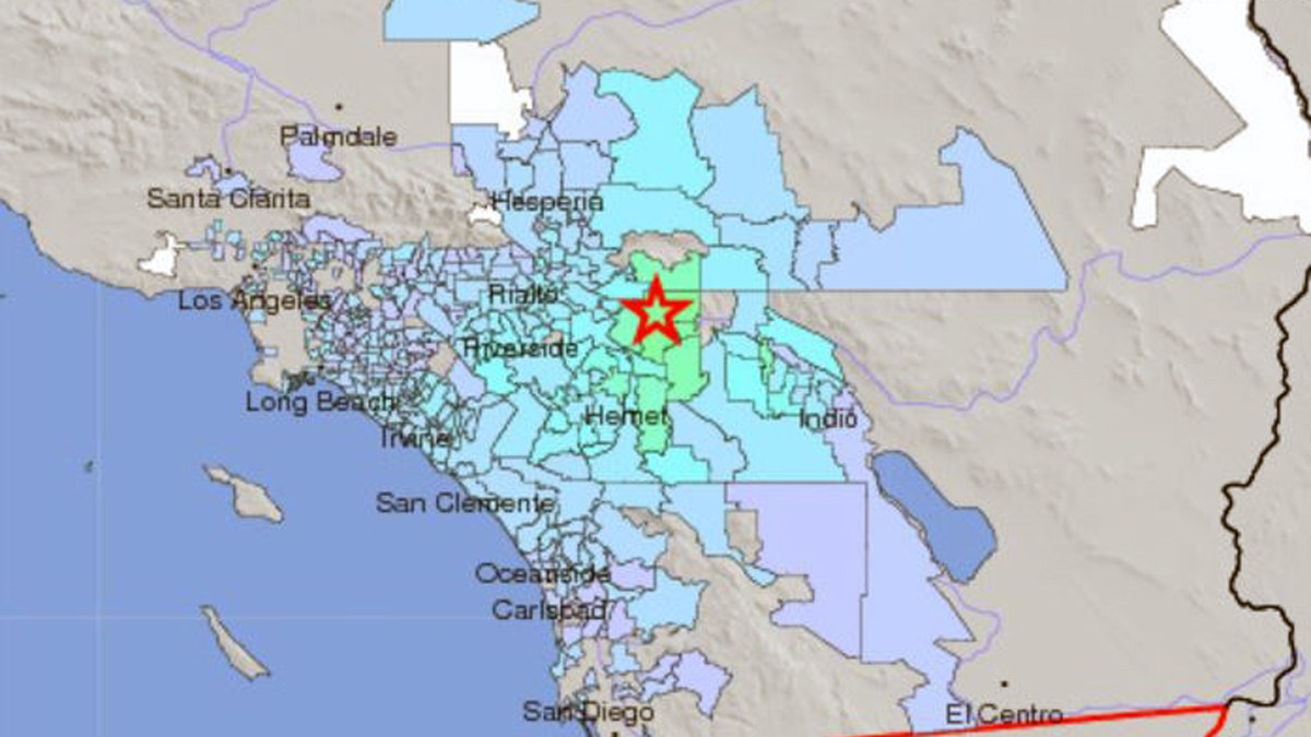 Magnitude4.5 Earthquake Shakes Southern California From Inland Empire