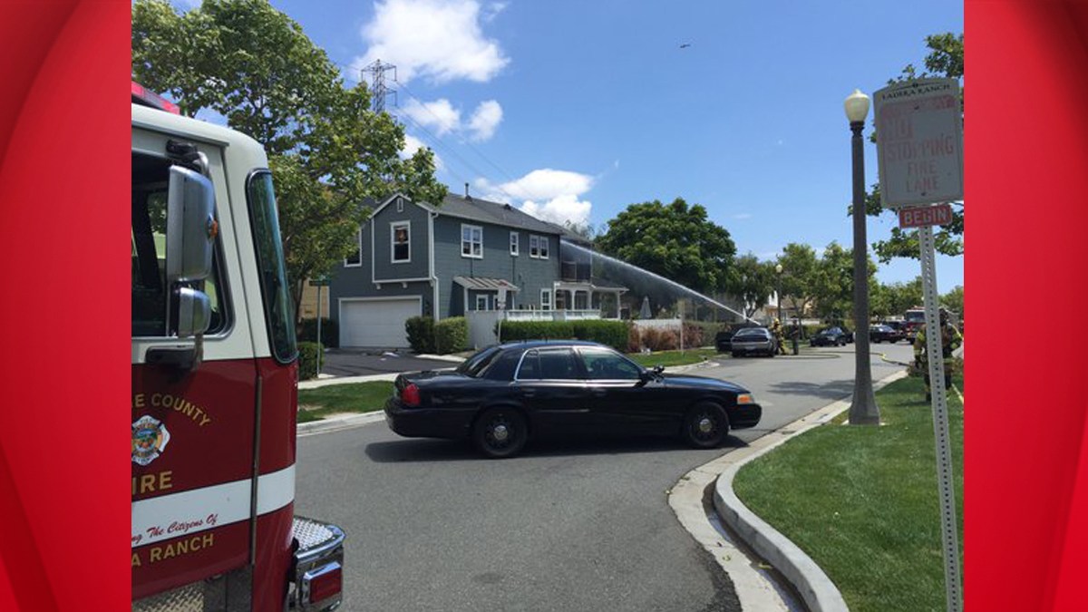 Person Barricaded Inside Ladera Ranch Burning Building NBC Los Angeles
