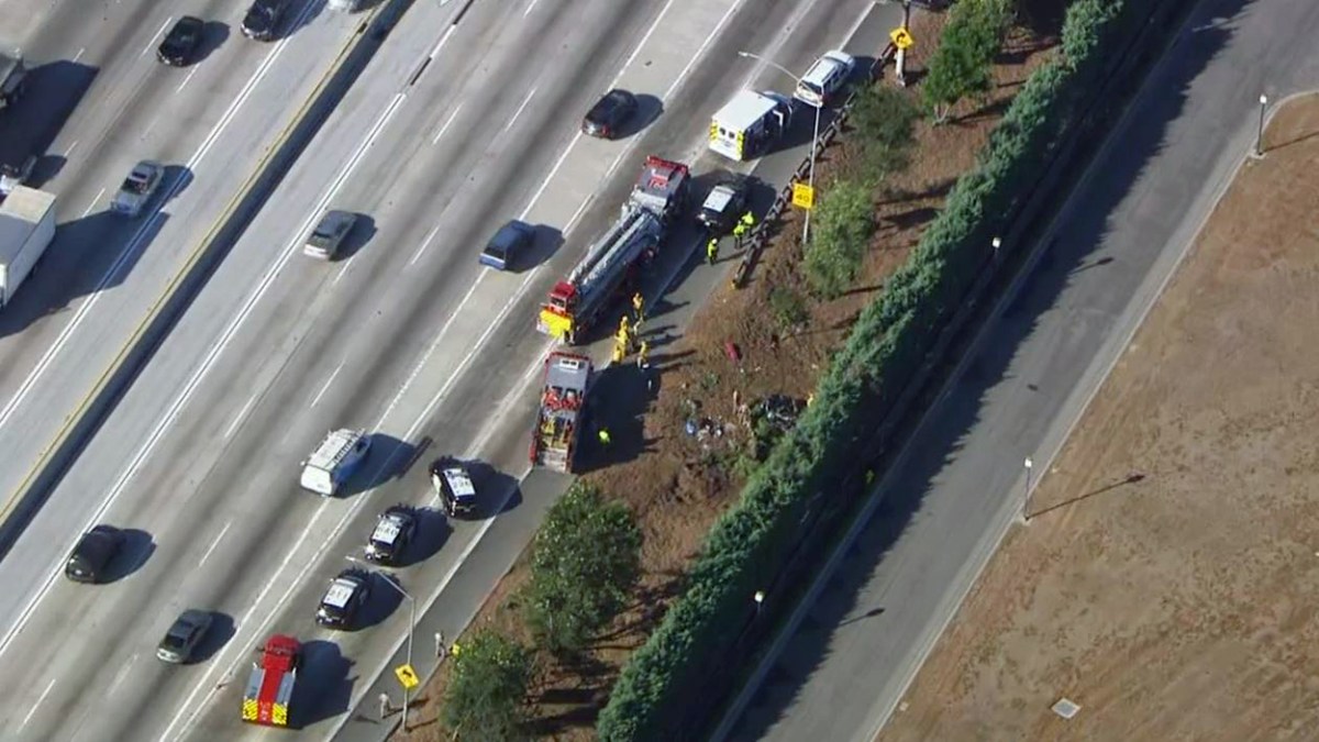 Two Killed in 605 Freeway Rollover Crash NBC Los Angeles