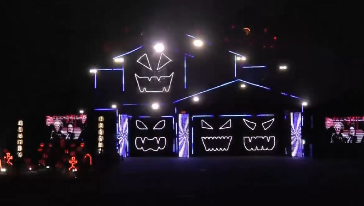 Halloween House Light Show Returns for 8th Year Doing the 'Time Warp
