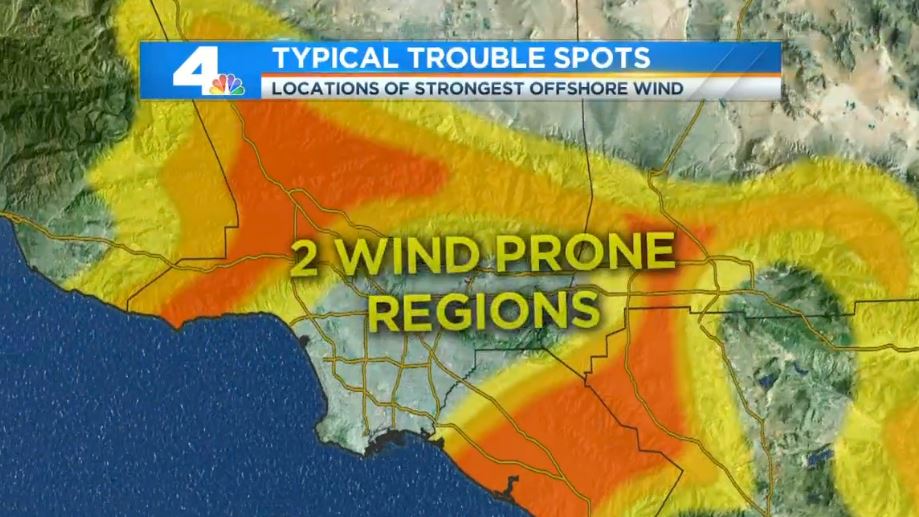 Santa Ana Winds Pound Southern California – NBC Los Angeles