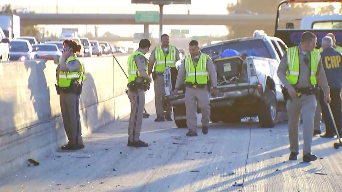 10 Freeway Reopened After Crash and Possible Shooting NBC Los Angeles