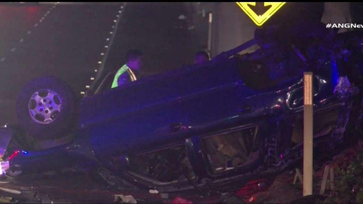 One Dead After Car Flips Over on 10 Freeway – NBC Los Angeles