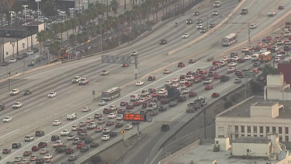 Investigation Closes 110 Freeway In Downtown Los Angeles NBC Los Angeles