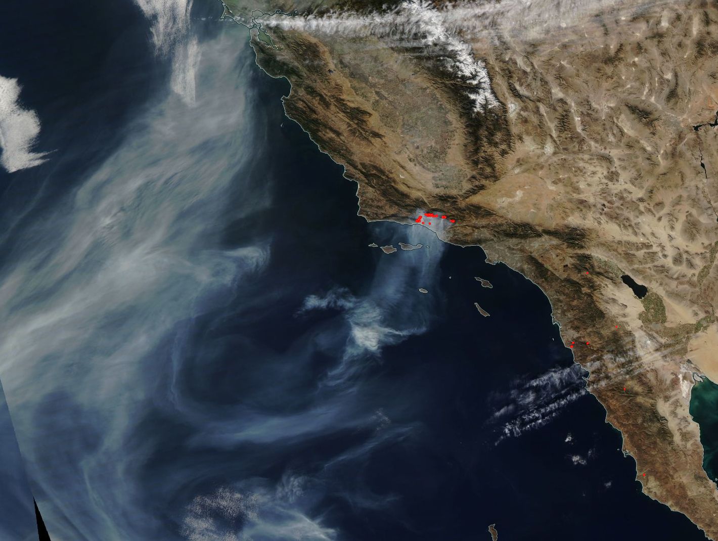 Smoke And Fire From Space Wildfire Images From Nasa Satellites Nbc