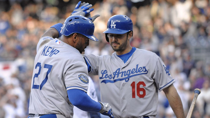 DODGERS PADRES BASEBALL