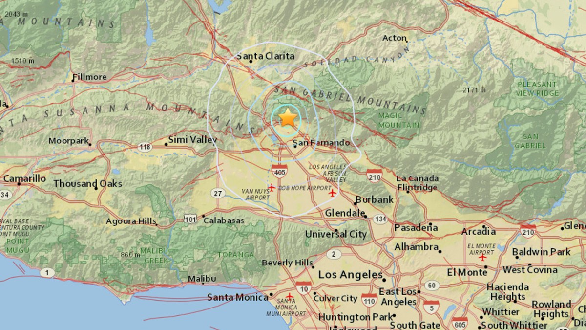 3.1Magnitude Earthquake Rattles Pacoima Area NBC Los Angeles