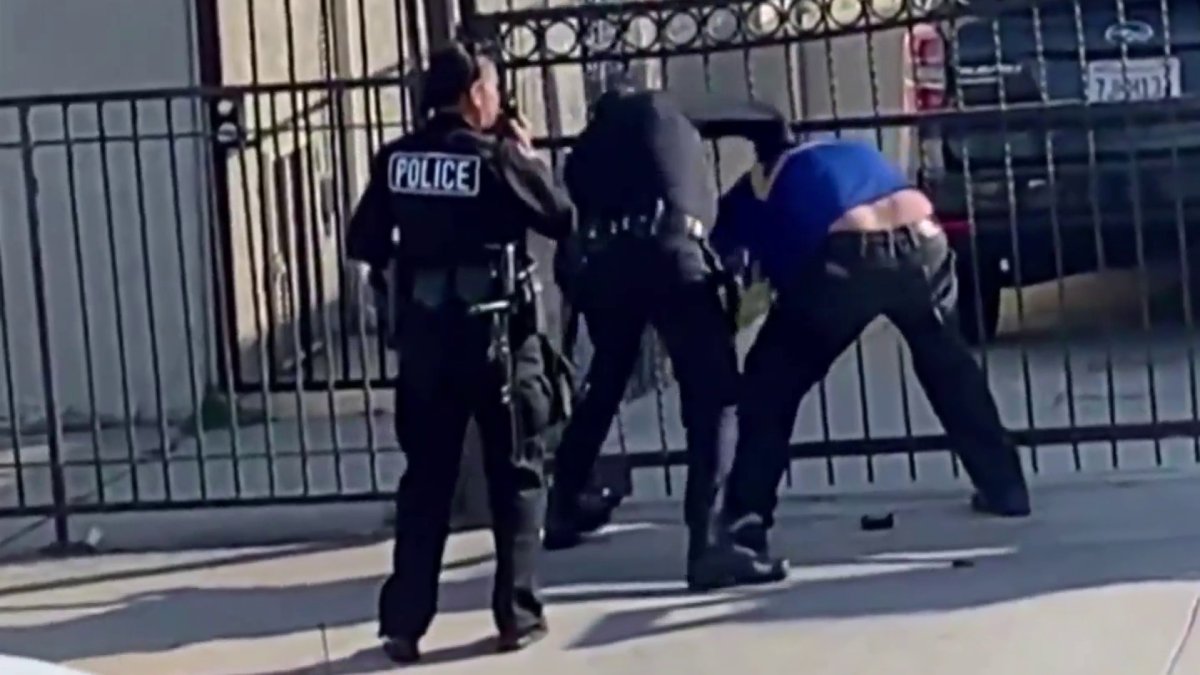 LAPD Officer Recorded Punching Man During Arrest Has History of Using ...