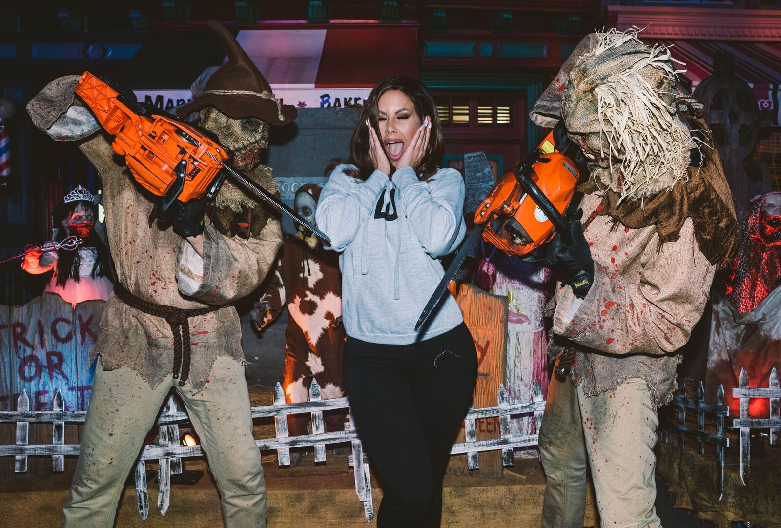 Celebrities Get Scared at Universal Studios Hollywood’s ‘Halloween